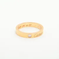 カルティエ エングレーブド 1P ダイヤ 750(YG) 48