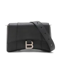 バレンシアガ ロゴ レザー 2WAYショルダーバッグ ブラック ABランク