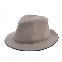 エルメス Hロゴ カシミヤ ハット 59 グレー