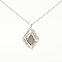ノンブランド 色石 ダイヤ Pt900×Pt850
