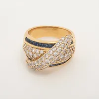 ノンブランド サファイア ダイヤ K18