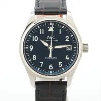 IWC パイロットウォッチ オートマティック36 IW324008 SS×革 AT ブルー文字盤