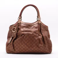 グッチ GGキャンバス ウエストポーチ ブラウン ABランクの買取実績