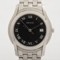 グッチ 9000L SS×GP QZ 黒文字盤 ABランクの買取実績価格（a0261325