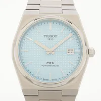 ティソ PRX パワーマティック80 T137.407.11.351.00 SS AT アイスブルー文字盤