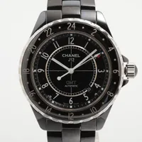 シャネル J12 GMT H2012　 CE×SS AT ブラック文字盤