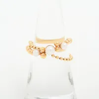 4℃ パール K18(YG) 約3.0mm～4.0mm