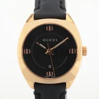GUCCI 時計 5500L SS QZ 黒文字盤 付属品あり グッチ 5500L SS QZ 黒文字盤 ABランクの買取実績価格（a2032665