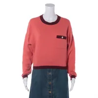 シャネル ココボタン カシミヤ ニット 20/21年 38 ピンク