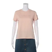 モンクレール コットン Tシャツ 24年 XS ピンク