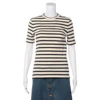 ジルサンダープラス コットン Tシャツ XS ホワイト×ブラック