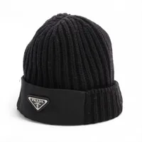 プラダ Re Nylon リ ナイロン UMD446 ウール ニットキャップ M