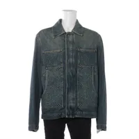 ルイ・ヴィトン コットン デニムジャケット 23AW 52 ネイビー