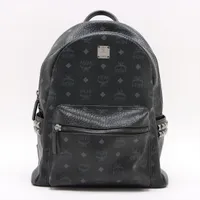 MCM ヴィセトス レザー バックパック/リュック ブラック