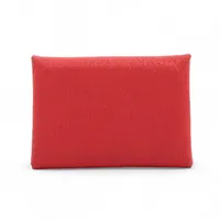 エルメス カルヴィ デュオ シェブルミゾル レッド シルバー金具