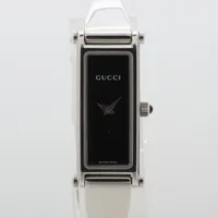グッチ バングルウォッチ 1500L SS QZ ブラック文字盤