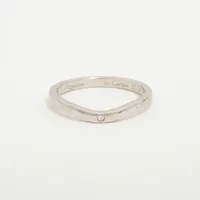 カルティエ バレリーナ カーブ ウェディング 3P ダイヤ Pt950 52