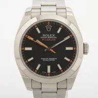 ロレックス ミルガウス 116400 SS AT ブラック文字盤