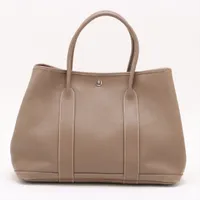 エルメス ガーデンパーティ36 PM ネゴンダ エトゥープ シルバー金具