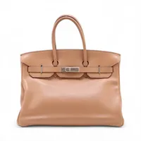 エルメス バーキン35 ルトゥルネ ヴォースイフト タバックキャメル シルバー金具
