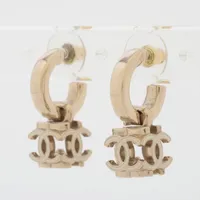シャネル ココマーク GP ピアス(両耳用) A22K ゴールド