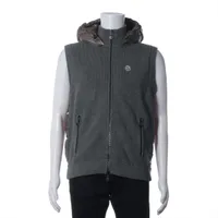モンクレール MAGLIONE ナイロン ダウンベスト 14年 XXL グレー