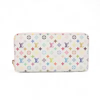ヴィトン×村上隆 LV×TM マルチカラー ジッピーウォレット M13922 ラウンドジップウォレット プロン