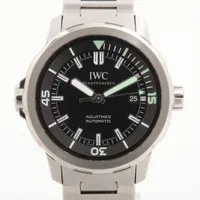 IWC アクアタイマー IW329002 SS AT ブラック文字盤