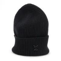 ルイ・ヴィトン ボネ LV アヘッド MP3246 カシミヤ ニットキャップ MY3274 ブラック