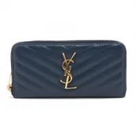 SAINT LAURENT 　サンローラン　ロゴ　コンパクト　Vステッチ サンローランパリ Vステッチ YSLロゴ TGN668274 レザー コンパクト
