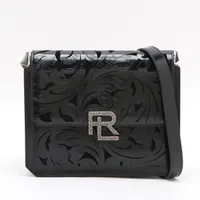 ラルフローレン RL888 レザー ショルダーバッグ ブラック