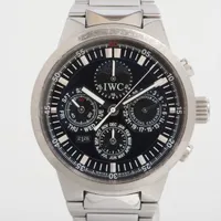 IWC パーペチュアルカレンダー IW375615 SS AT ブラック文字盤