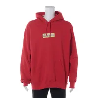 シュプリーム コットン×ポリエステル パーカー 22SS XL レッド