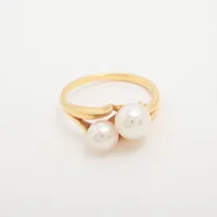 ミキモト パール K18(YG) 約5.5mm～6.0mm