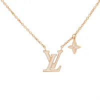 ルイ・ヴィトン ネックレス LV アイコニック エナメル M01092 GP ネックレス LE2246 ゴールド