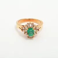 ノンブランド エメラルド ダイヤ 18K