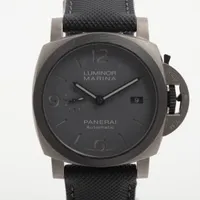 パネライ ルミノールマリーナ トゥットグリージョ PAM01662 TI×カーボン×ナイロン AT グレー文字盤