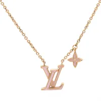 ルイ・ヴィトン ネックレス LV アイコニック エナメル M01215 GP ネックレス BY1255 ゴールド