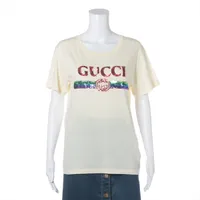 グッチ コットン Tシャツ XXS アイボリー