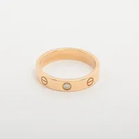 カルティエ ミニラブ 1P ダイヤ 750(PG) 56