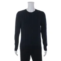 エルメス シェーヌダンクル カシミヤ ニット M ネイビー