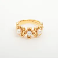 ミキモト パール K18(YG) 約3.5mm