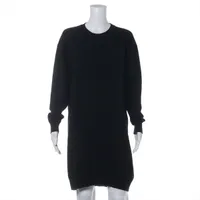 エルメス カシミヤ ニットワンピース 24AW 38 ネイビー