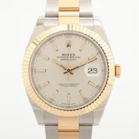 ロレックス デイトジャスト41 126333 SS×YG AT シルバー文字盤