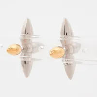 ルイ・ヴィトン ブックル ドレイユ ルイゼット M80268 GP ピアス(両耳用) LE0271 ゴールド×シルバー