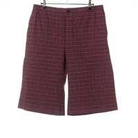グッチ コットン パンツ 46 レッド