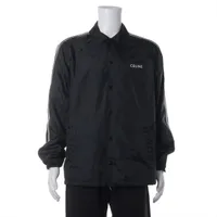 セリーヌ ポリエステル ジャケット 24SS 48 ブラック