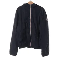 モンクレール NEW URVILLE コットン×ナイロン ジャケット 19年 12 anni 152cm ネイビー