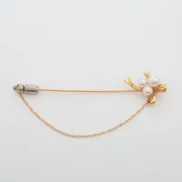 ミキモト パール ネクタイピン K14(YG) 約7.0mm ABランクの買取実績