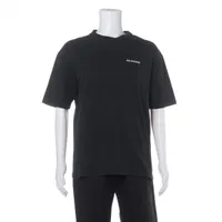 バレンシアガ コットン Tシャツ 20年 XS ブラック